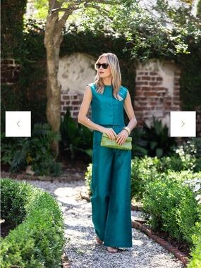 Julia Amory Julia Pants in Jade Size Small